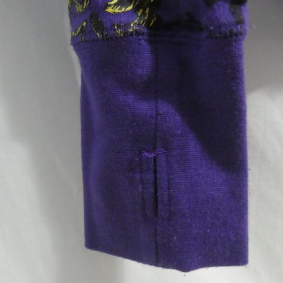 360 SURF | medium | Zip-Up Graphic Purple Hooded Sweatshirt | Hoodie | NWOT - Picture 13 of 16